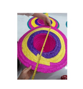 Wholesale Natural Straw Short Brim 6cm to 10cm Cowboy Sombrero Hats for Daily Party <b>Wedding</b> Farmer Beach Bar Decoration - Product Image 5