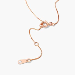 Collier en diamant cultivé en laboratoire certifié IGI, courbé et gradué, en or rose 14 carats, bijoux fins élégants et luxueux, cadeau pour femme, fête, mariage - Product Image 1