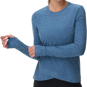 Chemises de compression pour femmes à manches longues respirantes pour la course à pied, la remise en forme, le golf, le pickleball, vêtements de sport actifs pour femmes - Product Image 2