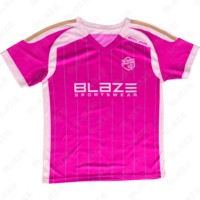 Maillots de football unisexes OEM 100% polyester respirants à manches courtes, personnalisables