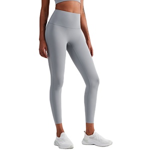 Leggings taille haute pour femmes, en nylon, séchage rapide, pour yoga et entraînement - Product Image 1