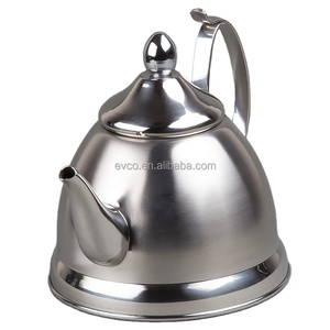 Nobili-<b>Tea</b> 1.0 Qt. Stainless Steel <b>Tea</b> Pot with Removable <b>Infuser</b> Basket in Brushed Surface - Product Image 1