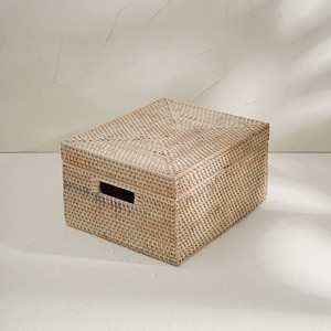 Cajas organizadoras de ratán, contenedor de almacenamiento, cesta de mimbre natural a precio económico, suministro al por mayor - Product Image 4