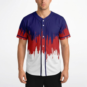 Maillot de baseball en mesh personnalisé, tissu respirant et à séchage rapide, uniforme d'équipe sportive - Product Image 1