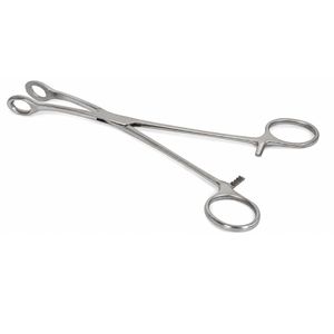 Pinzas Ballenger para amigdaletas, curvas, con mordazas lisas, talla 7 - Product Image 1
