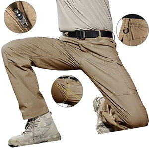 Pantalones Cargo de Moda para Hombre, Cintura Elástica de Alta Calidad, Corte Medio, Ropa Casual para Exteriores, Transpirable, Estilo Urbano - Product Image 6
