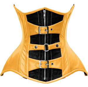 Top Trending PVC <b>Underbust</b> Corset Best Design Corset Women's Leather Corset Tops Breathable Eco-Friendly Women's waist trainer - Product Image 4