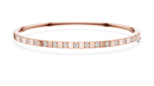 14k <b>Rose</b> <b>Gold</b> 0.51 Ct Round Lab-Grown Diamond Vintage IGI Certified Women's Office Wear Bracelet | New Grown Diamond - Product Image 1
