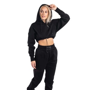 Jersey de felpa francesa de algodón con logotipo personalizado, sudadera lisa en blanco para mujer, sudadera de gran tamaño unisex de peso pesado, suéter corto, sudaderas con capucha a granel - Product Image 1