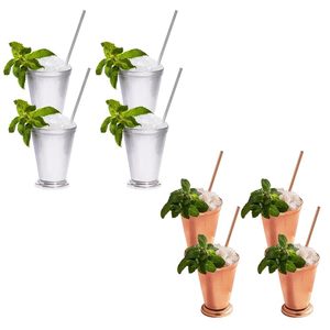 Vaso Mint Julep de Cobre y Acero Inoxidable de Primera Calidad para Cócteles, Whisky y Fiestas - Product Image 1