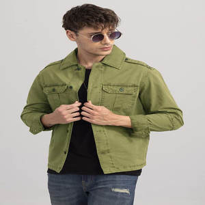 2024 camisas de vestir de manga larga de algodón transpirable personalizadas para hombres, cuello levantado antiarrugas para adolescentes de oficina, verano Formal - Product Image 4