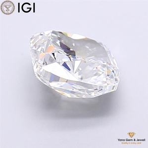 เพชร VS1 ความสะอาดระดับ E สี E พร้อมใบรับรอง IGI น้ำหนัก 2.00 กะรัต รูปทรงคุชชั่น เพชร CVD ผลิตในห้องปฏิบัติการ สำหรับแหวนฉลองครบรอบใหม่ - Product Image 4