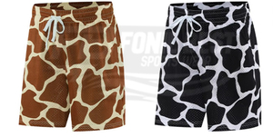 Solid Color High Quality 100% Polyester Sublimation Shorts Double <b>Layer</b> Medium Stretch Breathable Quick Dry Elastic Waist Canvas - Product Image 6