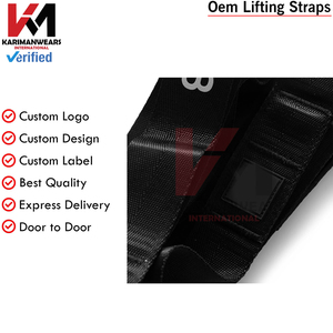 Sangles de levage Pro Performance pour hommes et femmes, support de poignet pour la musculation, soulevé de terre, haltérophilie, fabricant OEM - Product Image 4