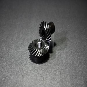 ชิ้นส่วนเหล็กเฟืองเกลียวบีเวลประสิทธิภาพสูงเอ็นจิเนียร์แบบกำหนดเองสำหรับเครื่องมือเครื่องจักรเกลียว ISO9001ยี่ห้อ: 2015ได้รับการรับรองด้านขวา - Product Image 4