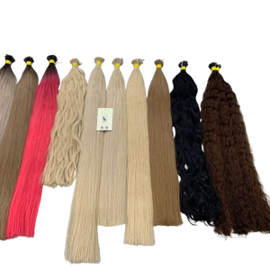 Extensiones de cabello de doble punta, queratina vietnamita, cabello humano - Product Image 1