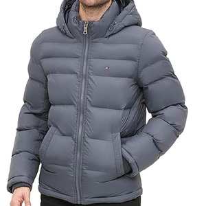 Hot Selling Hooded <b>Men</b> Puffer <b>Jacket</b> Casual Wear New Design Adults Sizes Breathable Eco-Friendly Wholesale Custom - Product Image 1
