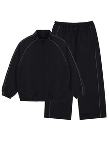 Conjunto de Chaqueta Cortavientos Deportiva de Invierno para Hombre, Personalizable, Sin Marca, de Poliéster y Nailon, Color Sólido, Transpirable, con Capucha - Product Image 5