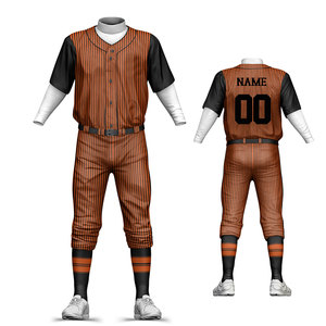 Conjunto de Uniforme de Béisbol de Malla Transpirable Más Vendido, Características Antibacterianas de Secado Rápido para Deportes de Equipo, Nombres de Equipo Personalizados, Venta al por Mayor - Product Image 5