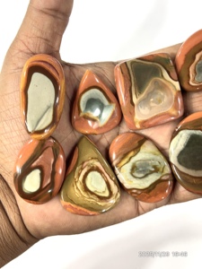 Jaspe Polygramme Naturel, Cabochon de Créateur, Pierre Précieuse en Vrac, Formes Mixtes 20-50mm, Prêt à Expédier, Vente en Gros, Livraison Rapide - Product Image 2