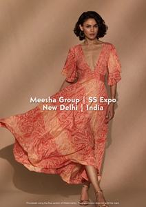 Vestido largo maxi con cuello en V profundo para mujer, con lazo en la espalda, estampado floral, estilo bohemio, con mangas con volantes, surtido - Product Image 4