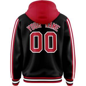 Customizable Baseball Letterman Bomber Hoodie Personalized <b>Varsity</b> <b>Jackets</b> for Men Women <b>Kids</b> with Name & Number Logo Sportswear - Product Image 2