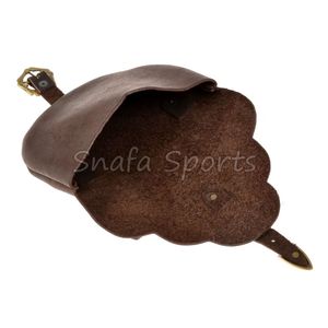 Bolsa de Cintura Estilo Renacentista con Cordón, de Cuero Genuino, Accesorio para Disfraz Vikingo - Product Image 2