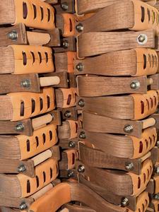 Étriers en bois de chêne pour selle western, quincaillerie nickelée gravée, étriers personnalisables - Product Image 6