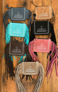 2024, superventas, Mini monedero de cuero de gamuza con puntada para botas para mujer, Mini monedero con bolsillo para dinero, cartera corta de cuero genuino para niñas - Product Image 4