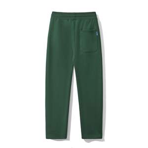 Unisex Elastic Waist Pants American Style Straight Leg Sports Pants Loose Fit Sweatpants <b>Drawstring</b> <b>Drawstring</b> Jogger <b>Trousers</b> - Product Image 3