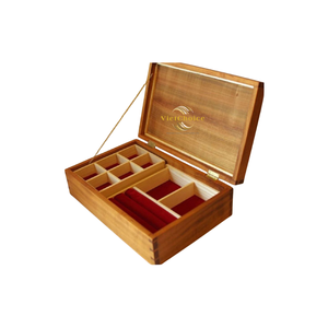 Custom Wooden Jewelry <b>Box</b> Eco Friendly Gift <b>Box</b> for Private Label Branding - Product Image 3