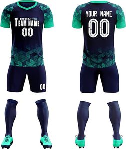 Conjunto de Camisetas de Fútbol al por Mayor 2024, Nombre de Marca Personalizado, Unisex para Adultos, 100% Poliéster, Transpirable, Ligero, de Secado Rápido, Manga Corta - Product Image 3
