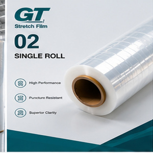 18 Mic LLDPE Soft Casting Transparent Moisture Proof Stretch Film for Pallet Wrapping Packaging <b>Shrink</b> Film Roll No reviews y - Product Image 4