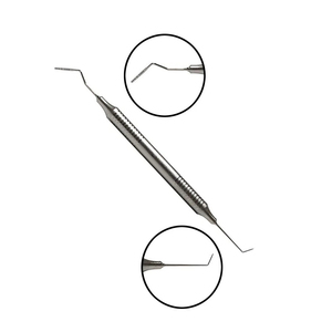 Sonda Exploradora Dental Goldman Fox NR 6 (1-2-3-5-7-8-9-10) de Acero Inoxidable Reutilizable, Equipo Periodontal Manual Plateado con Certificación CE - Product Image 1