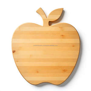 Tabla de Cortar de Madera de Haya Personalizada con Forma de Manzana, Apta para Lavavajillas, Antibacteriana, Duradera para Uso Doméstico y Profesional en la Cocina - Product Image 5