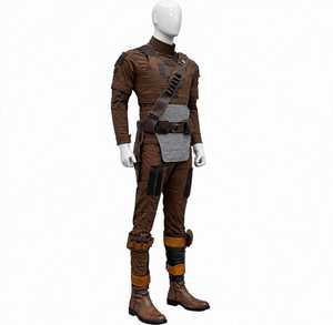 Costume de Cosplay Star Wars pour hommes, marron, din djarin mandalorian Cassian Andor, ensemble de costumes pour adultes, tenue de carnaval d'halloween - Product Image 2