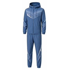 <b>Men</b> Custom Windbreaker Set Lightweight Polyester Jacket <b>Pants</b> Quick Dry Outdoor <b>Running</b> Training Wear OEM ODM Wholesale Supplier - Product Image 1