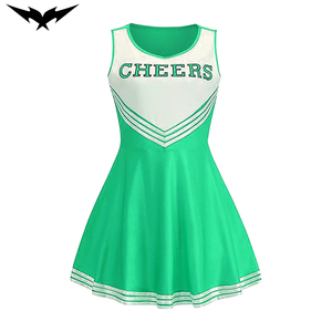 Uniforme de Porristas Premium para Niñas con Logotipo Personalizado, Trajes sin Mangas 100% Poliéster para Prácticas - Product Image 5