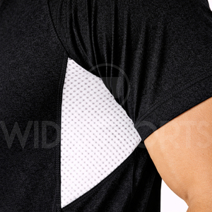 เสื้อยืดออกกำลังกายผู้ชายแบบ OEM สั่งทำได้ ผ้าฝ้ายผสมไม้ไผ่ น้ำหนักเบา แห้งเร็ว สำหรับฟิตเนส ยิม ฝึกซ้อม ออกกำลังกาย  รับผลิตแบรนด์ส่วนตัว - Product Image 3
