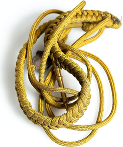 New High Quality Customized Gold Mylar Rope Aiguillette Metal Clip Uniform Custom College Aiguillettes With Low Cost - Product Image 6