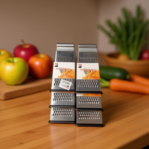 Pelador de Frutas y Verduras de Acero Inoxidable de Cuatro Lados y Tamaño Pequeño - Product Image 3