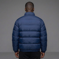 Blouson bomber léger de haute qualité pour homme, imperméable, col montant, personnalisable, idéal pour l'hiver et le style urbain.