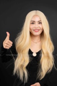 High Quality 100% Tangle-Free Shed-Free Vietnamese Virgin Remy Human <b>Hair</b> Extensions Machine Double Weft <b>Hair</b> Weaving Wavy Style - Product Image 3