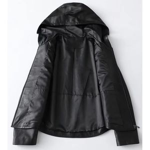 Wholesale Custom Genuine <b>Leather</b> <b>Jacket</b> Women Zipper Closure Waterproof Breathable Windproof Slim Fit <b>Long</b> Sleeves Winter Custom - Product Image 4