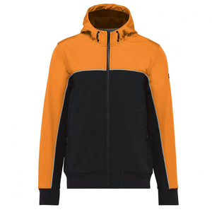 Women's High Quality Premium Hooded Color Block Fleece <b>Jacket</b> Full Sleeve Zipper Closure Windproof Autumn Wear - Product Image 6