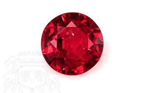 พลอยทับทิมแดงทรงกลมตัดตามธรรมชาติและในห้องทดลองกำหนดขนาดเองสำหรับการทำเครื่องประดับ - Product Image 2