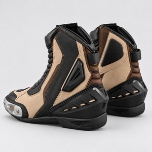 Botas de Motocicleta Impermeables y Transpirables con Bloques de Color, Botas de Montar de Caña Alta con Puntera Reforzada, Unisex - Product Image 6