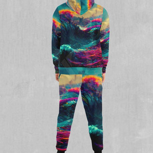 Survêtement de sublimation pour hommes avec imprimé intégral vibrant, tissu extensible doux et coupe confortable pour l'entraînement en salle de sport - Product Image 2