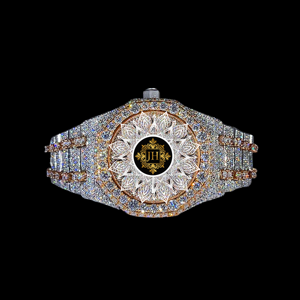 Reloj de Cuarzo con Diamantes Moissanite VVS de Alta Demanda y Durabilidad para Hombre, Resistente al Agua, de Acero Inoxidable, Casual, Disponible para la Venta - Product Image 5
