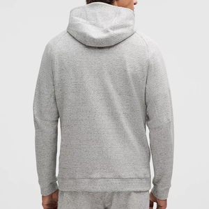 Sweat à capuche texturé personnalisé de haute qualité, en tricot gaufré, vente en gros, décontracté, unisexe, OEM ODM, marque privée - Product Image 6
